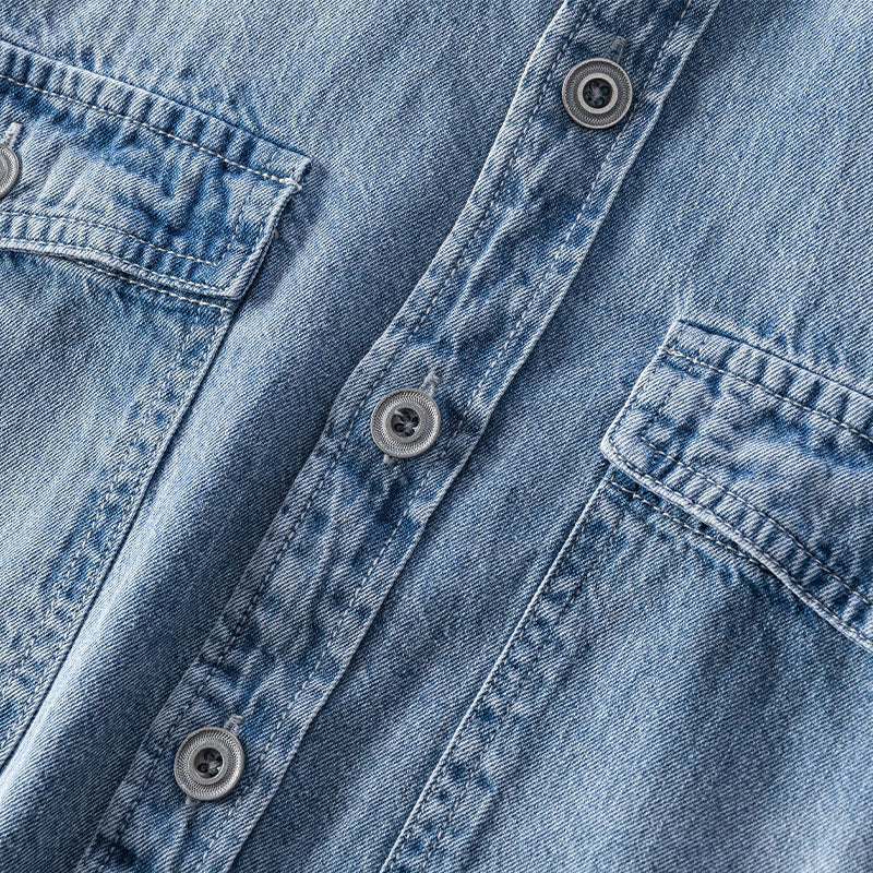 Louis™ Ripped Denim Shirt