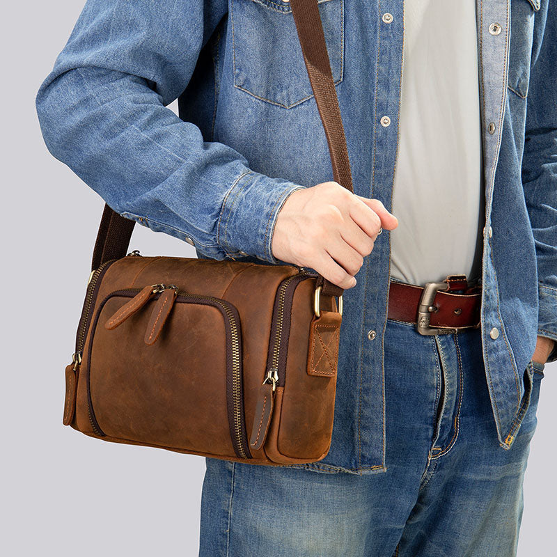 Nolan™ Leather Shoulder Bag
