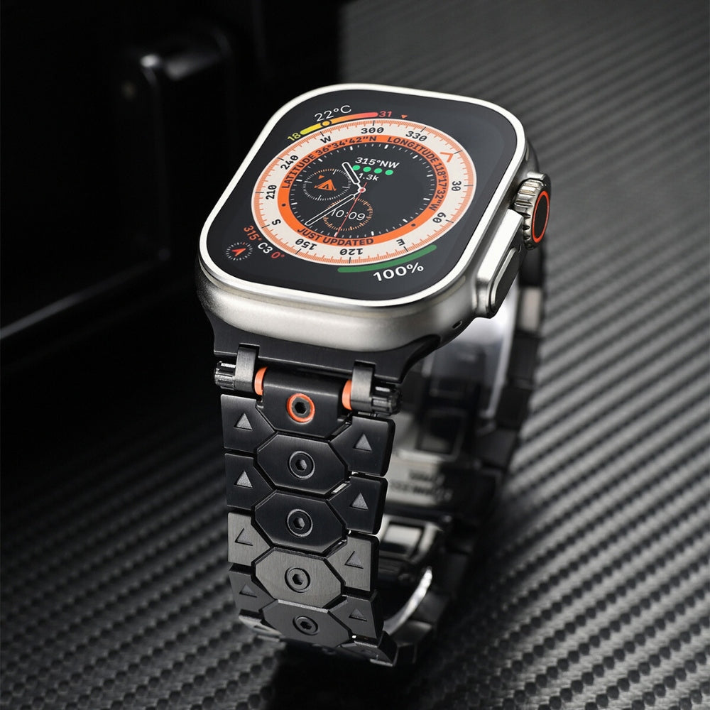 Sleek Titanium Apple Strap