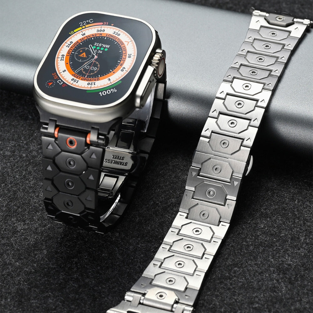 Sleek Titanium Apple Strap