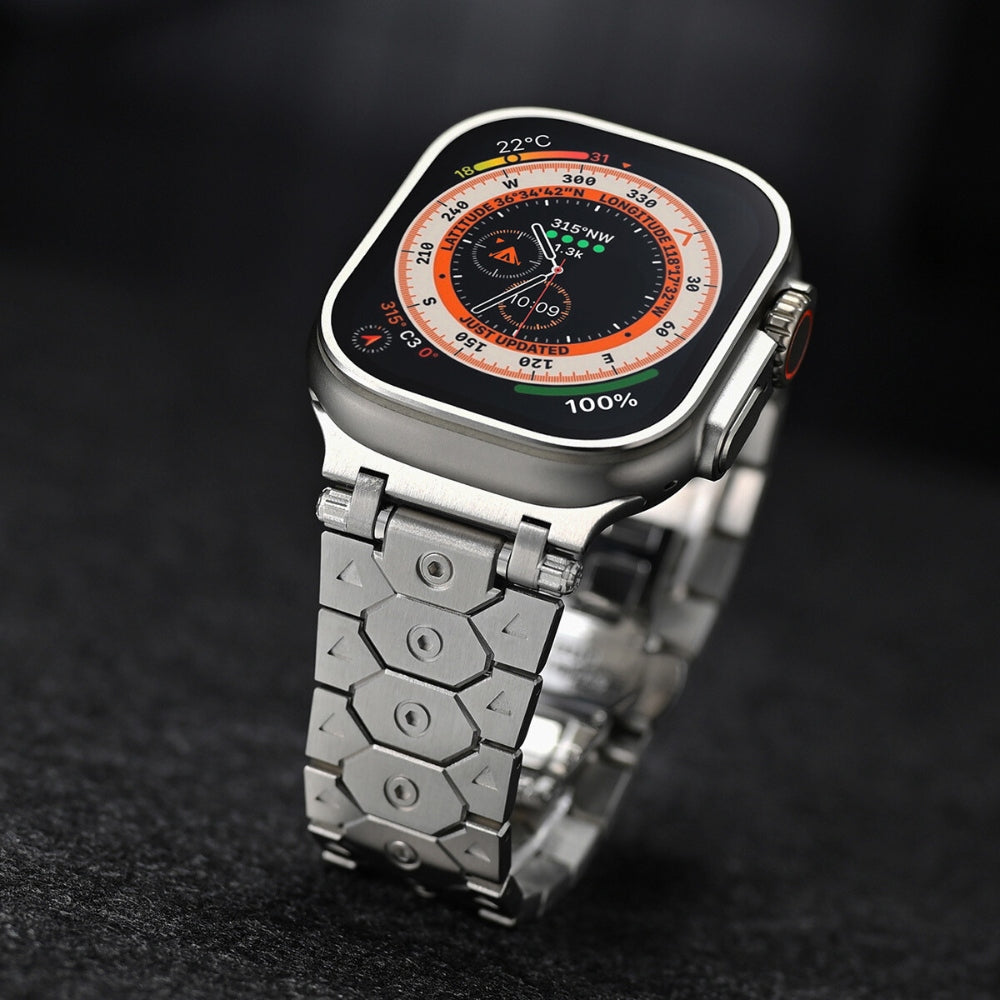 Sleek Titanium Apple Strap