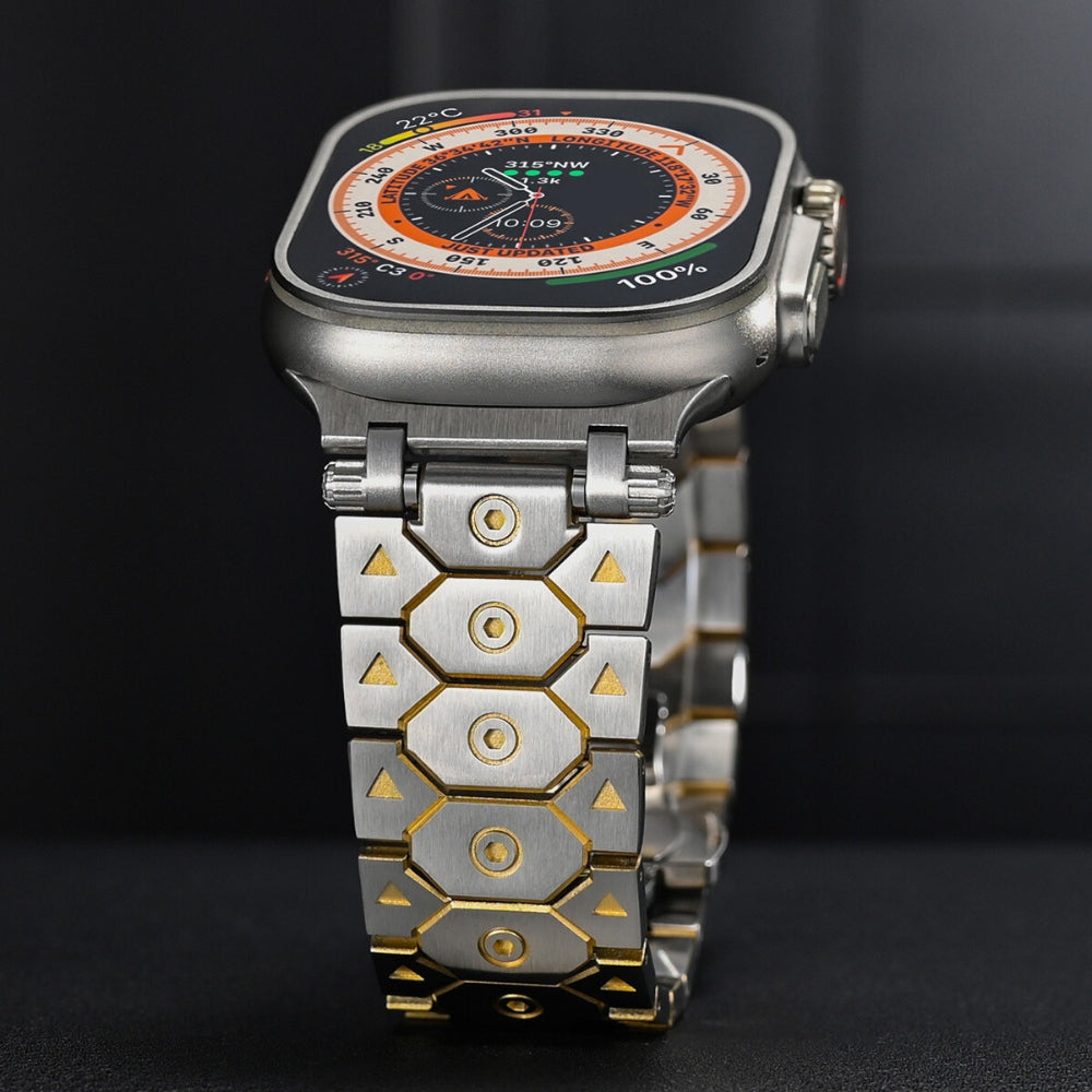 Sleek Titanium Apple Strap