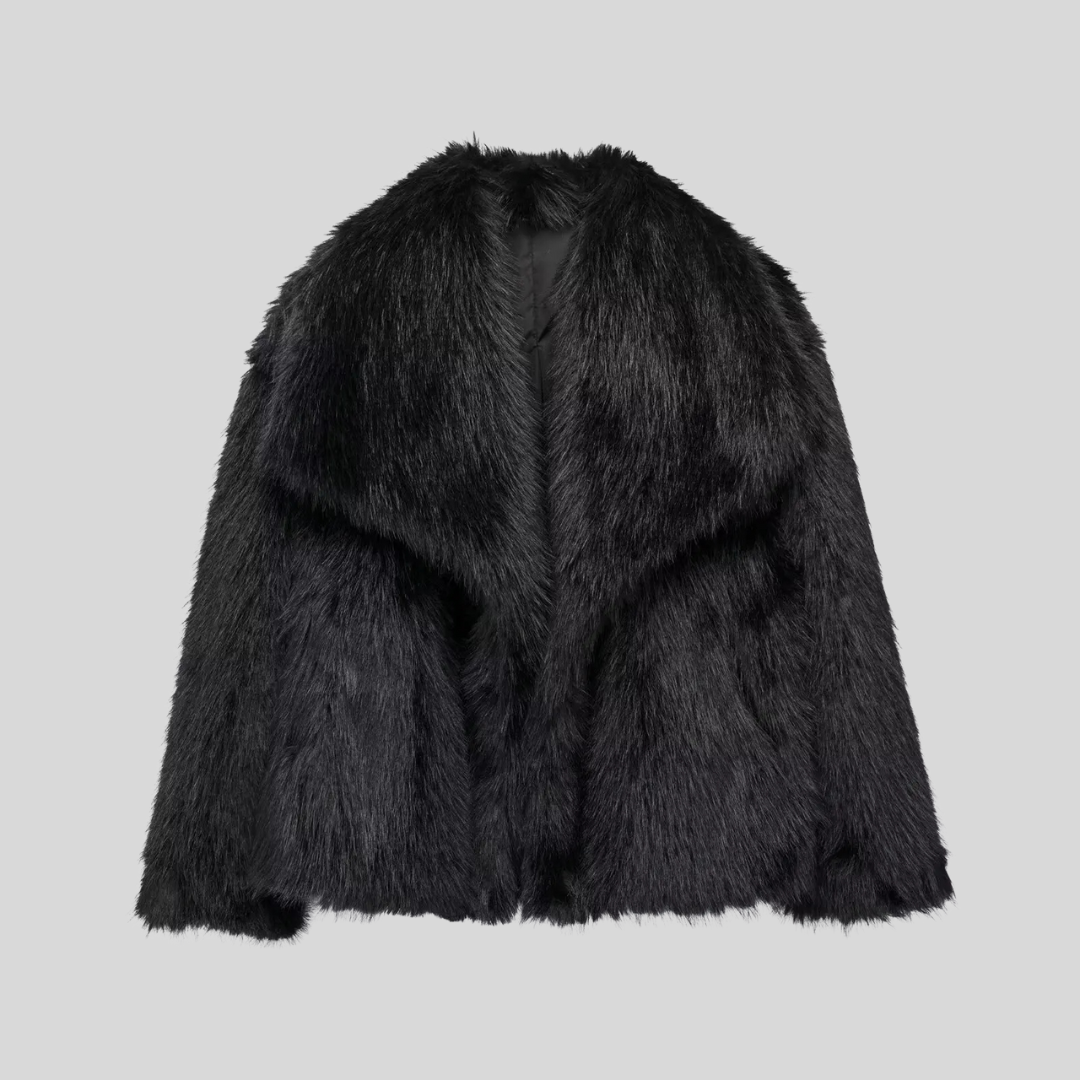 Sophia™ | Cropped Faux Fur Jacket