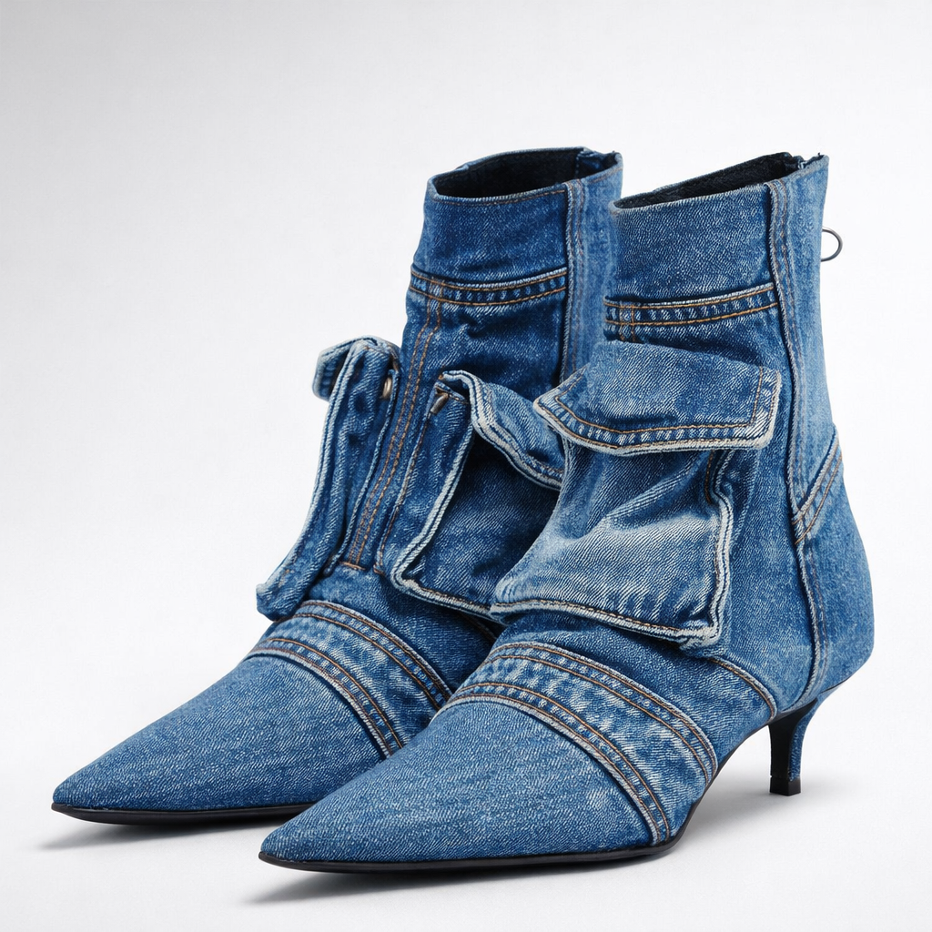 Lexie Denim Heels