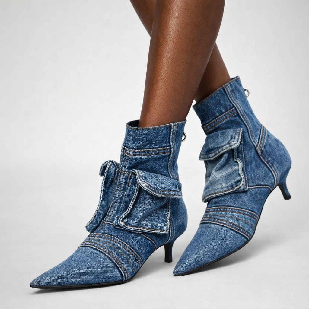 Lexie Denim Heels