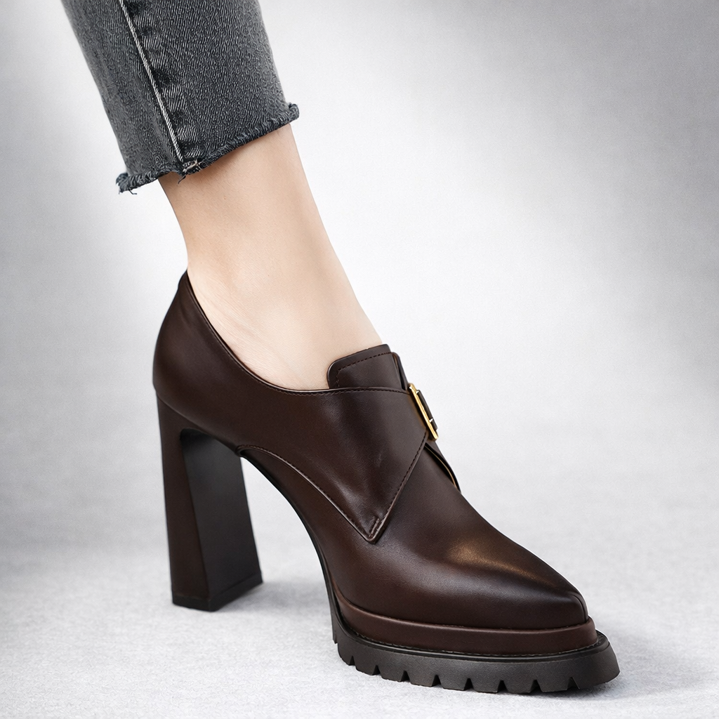 Glenda Leather Platforms