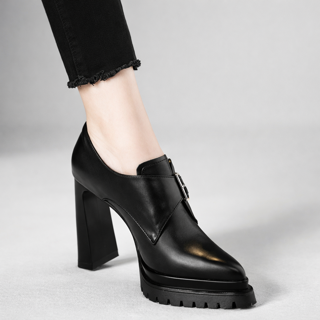 Glenda Leather Platforms