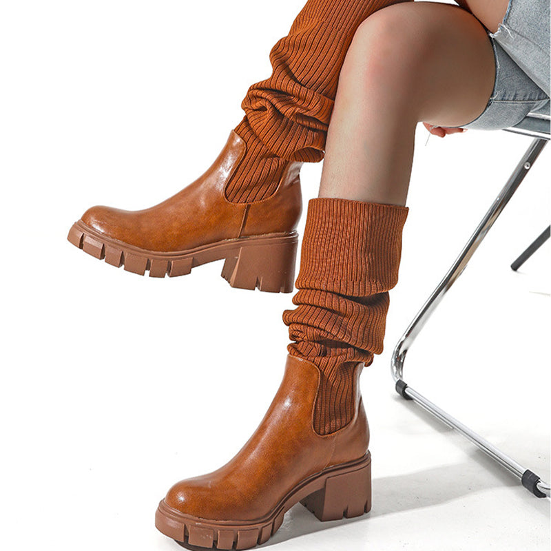 Alora™ Elegant Knit Boots