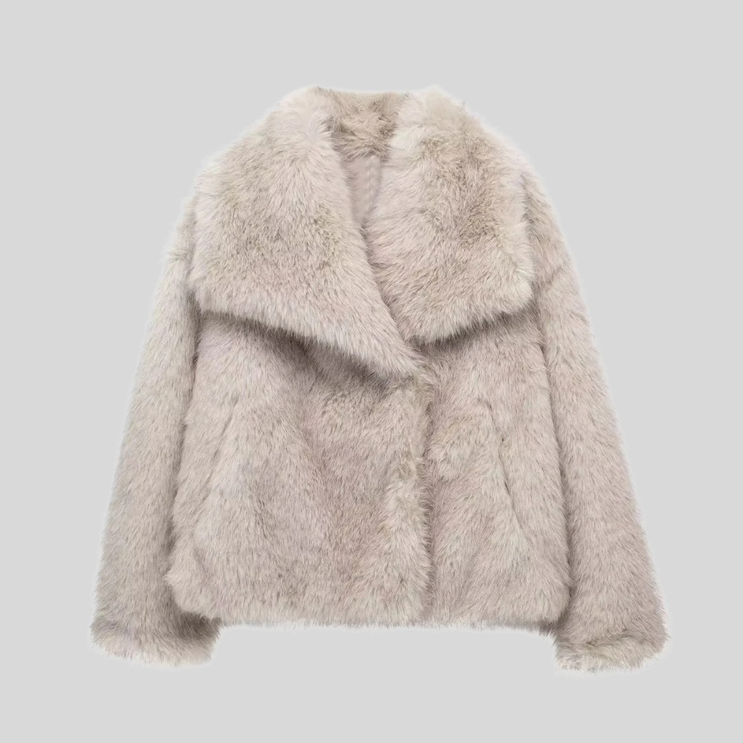 Sophia™ | Cropped Faux Fur Jacket