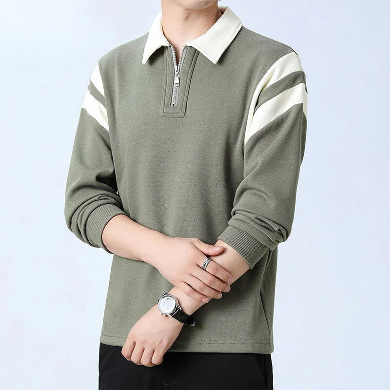 Quarter-Zip Cotton Pullover