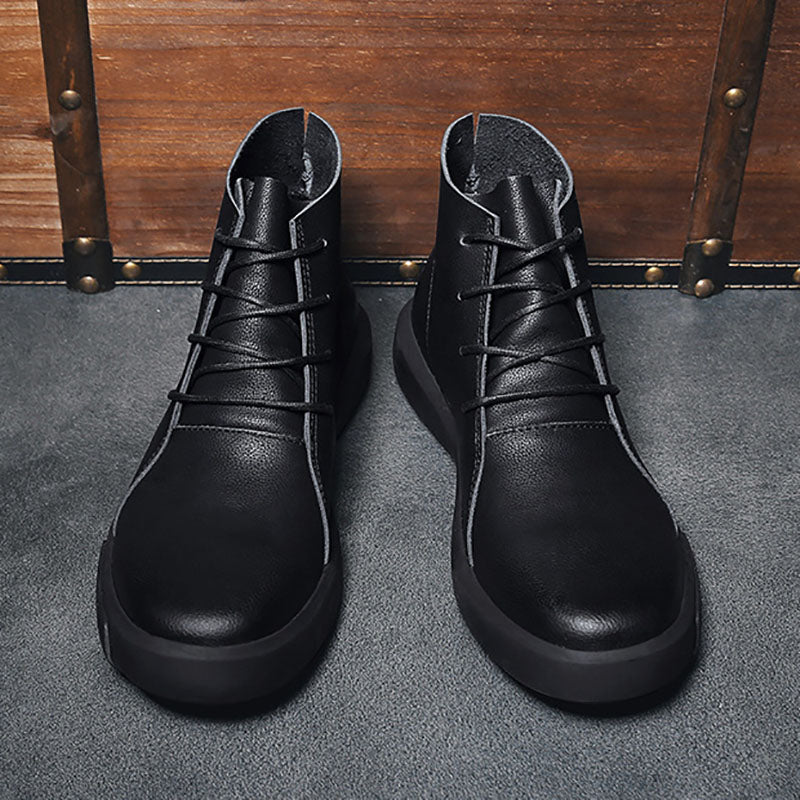 Elias™ Retro Leather Boots