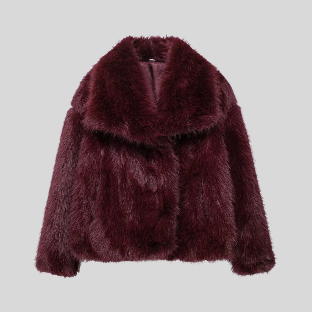 Sophia™ | Cropped Faux Fur Jacket