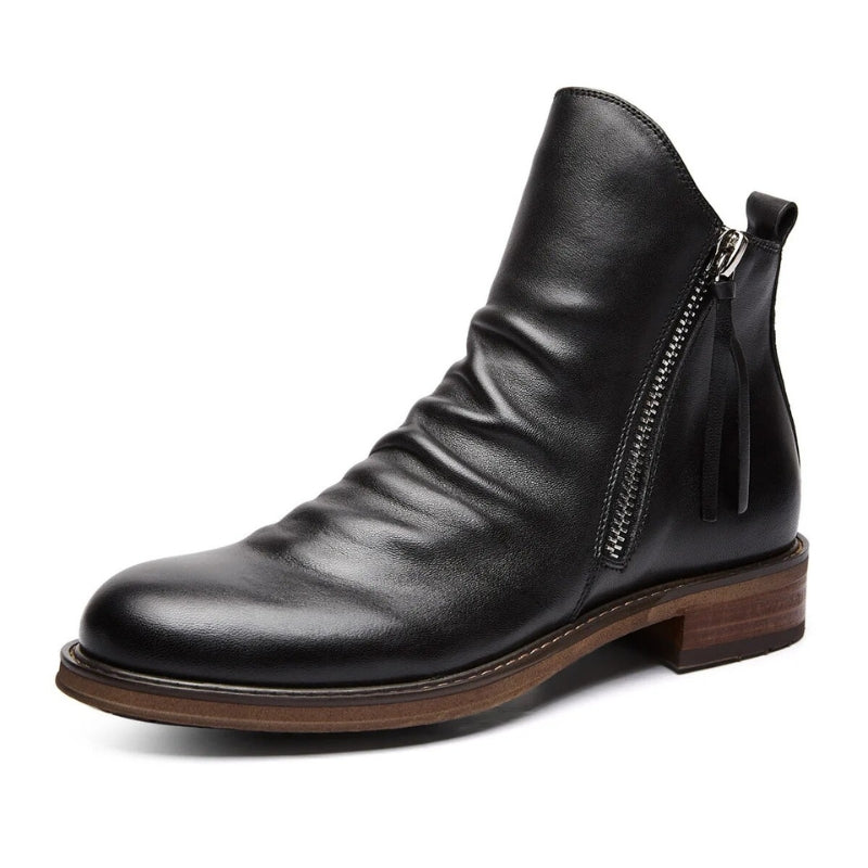 Malano Genuine Leather Chelsea Boots