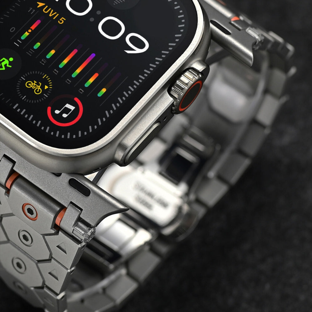 Sleek Titanium Apple Strap