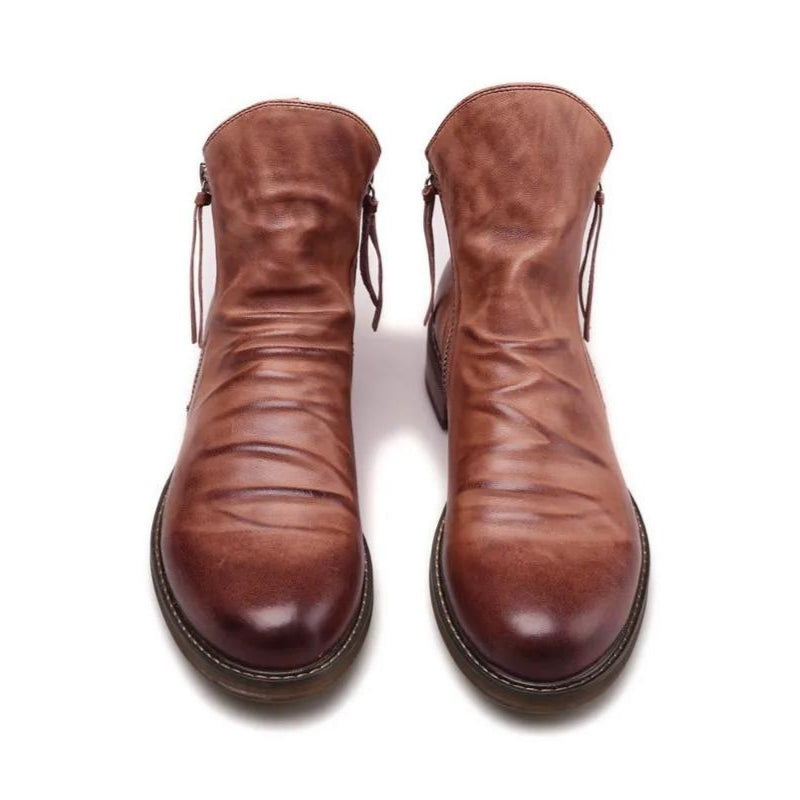 Malano Genuine Leather Chelsea Boots