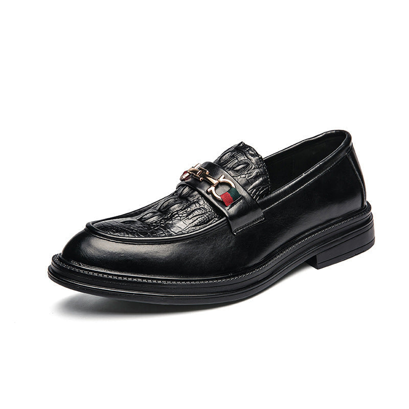 Matteo™ | Embossed Leather Loafers