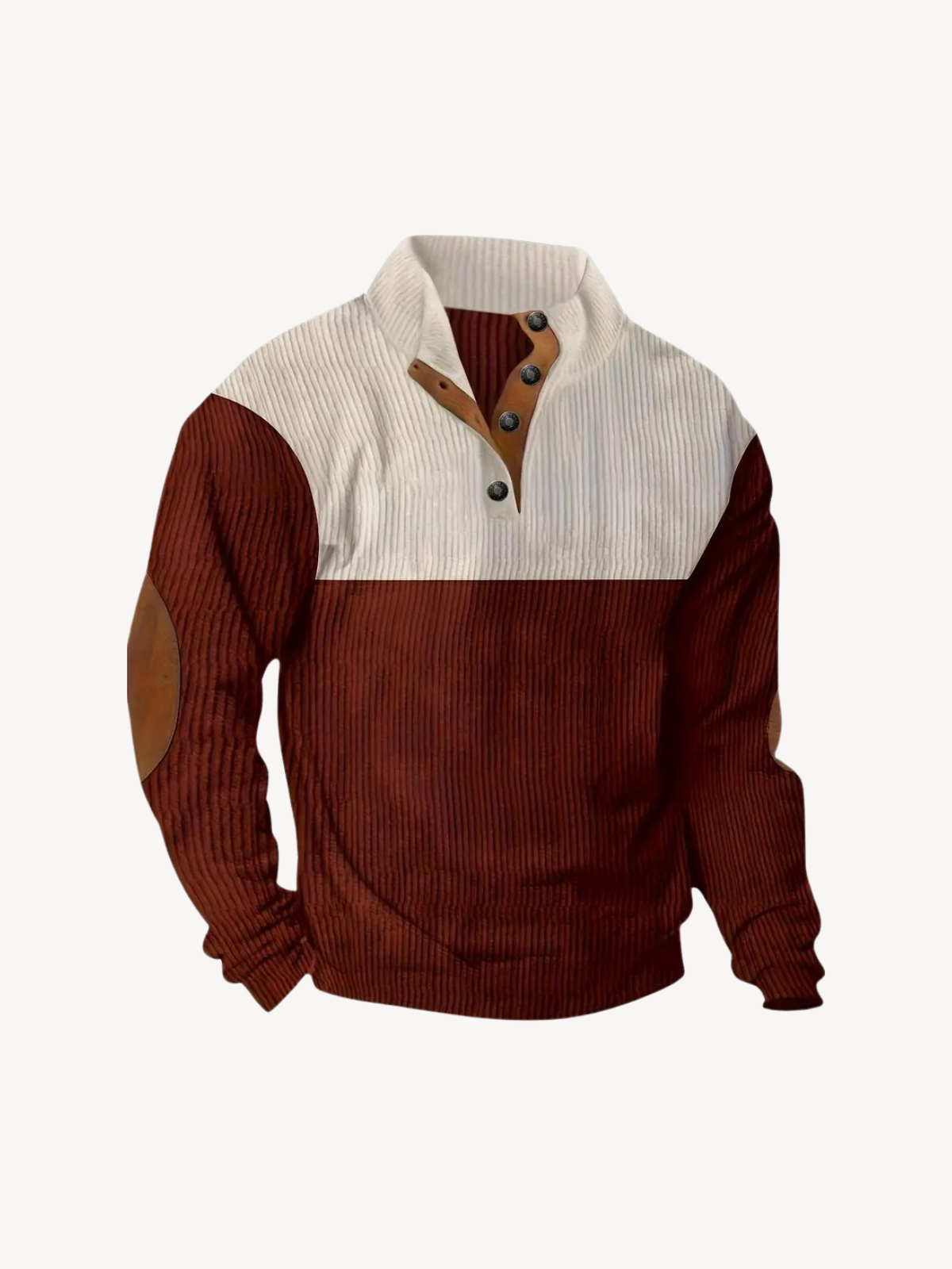 Carter™ | Vintage Patchwork Henley Sweater