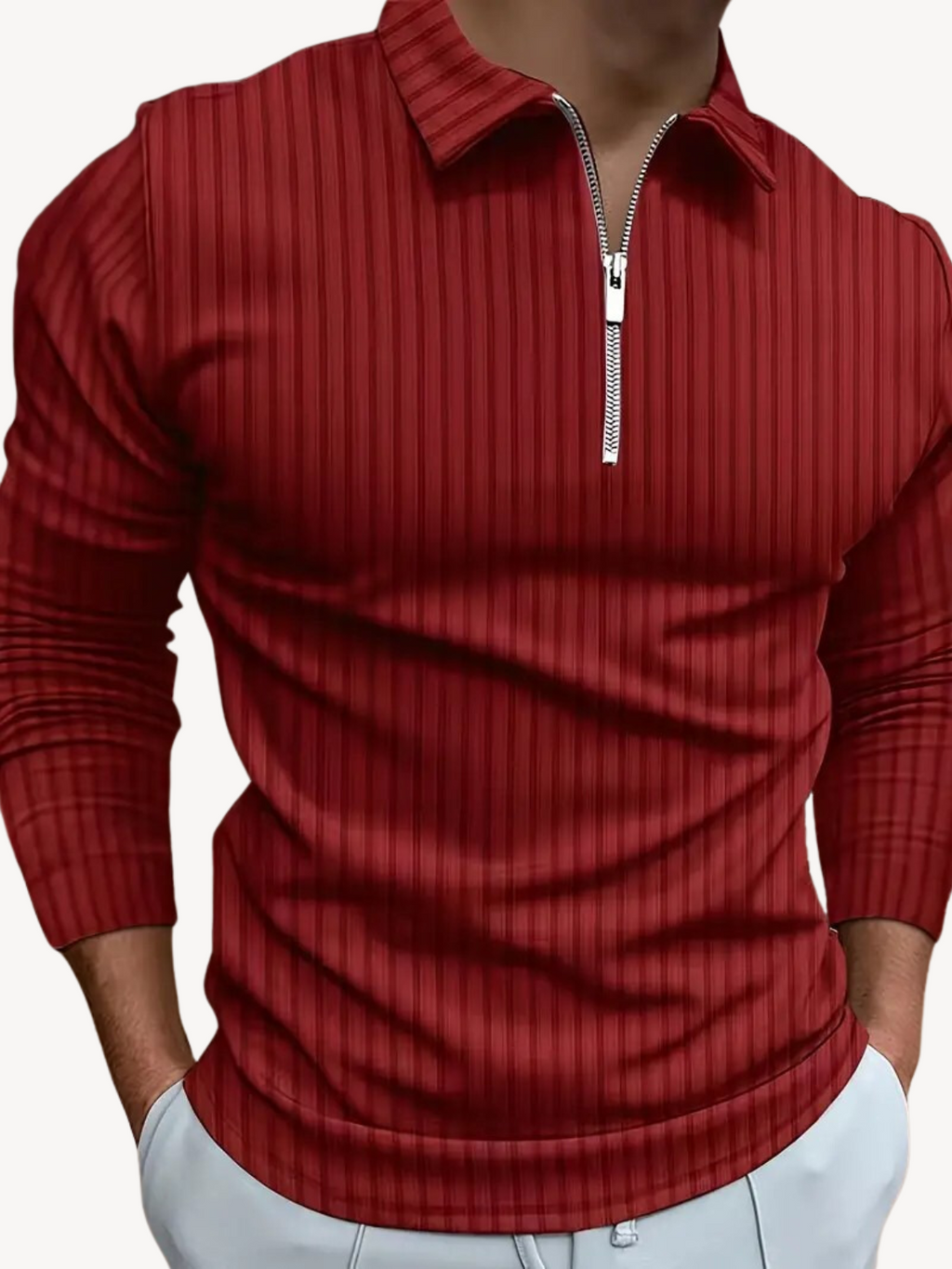 Ryder™ | Ribbed Zip Sweater