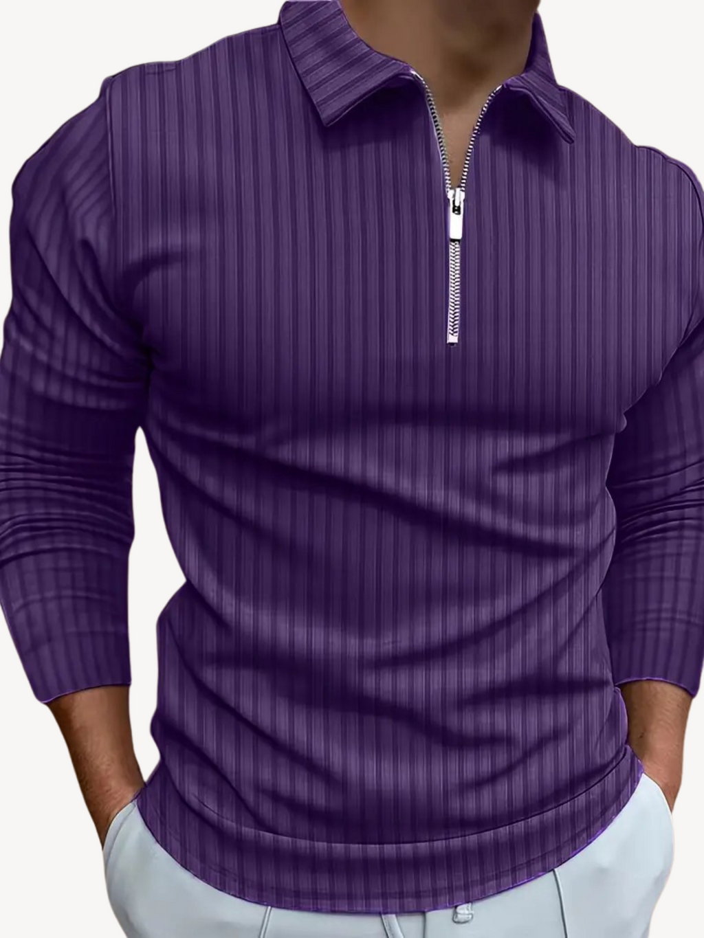 Ryder™ | Ribbed Zip Sweater