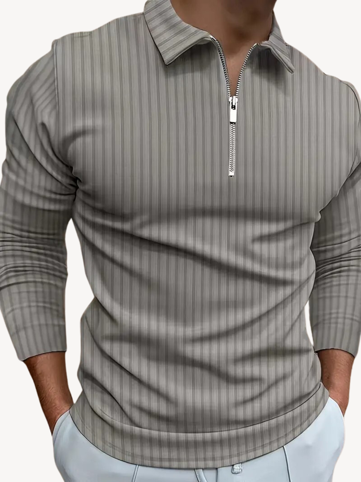 Ryder™ | Ribbed Zip Sweater