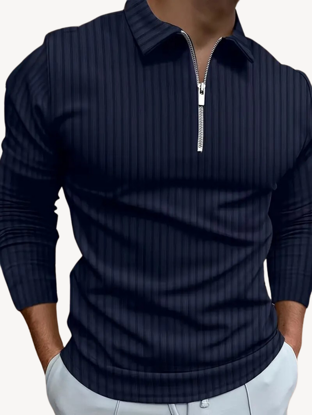 Ryder™ | Ribbed Zip Sweater