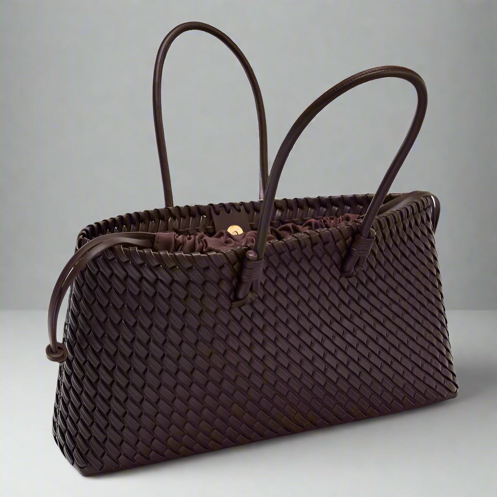 Selena™ Woven Leather Bag