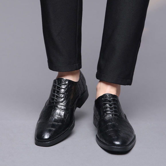 North Tudor Leather Oxfords