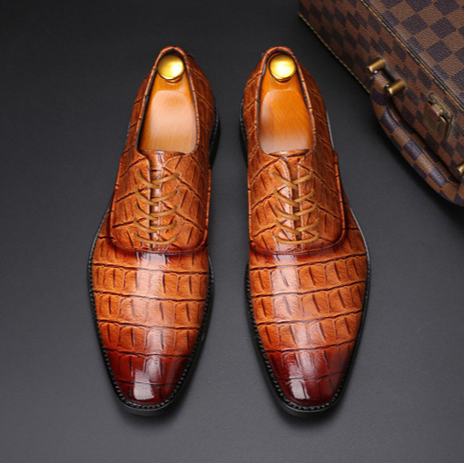 North Tudor Leather Oxfords