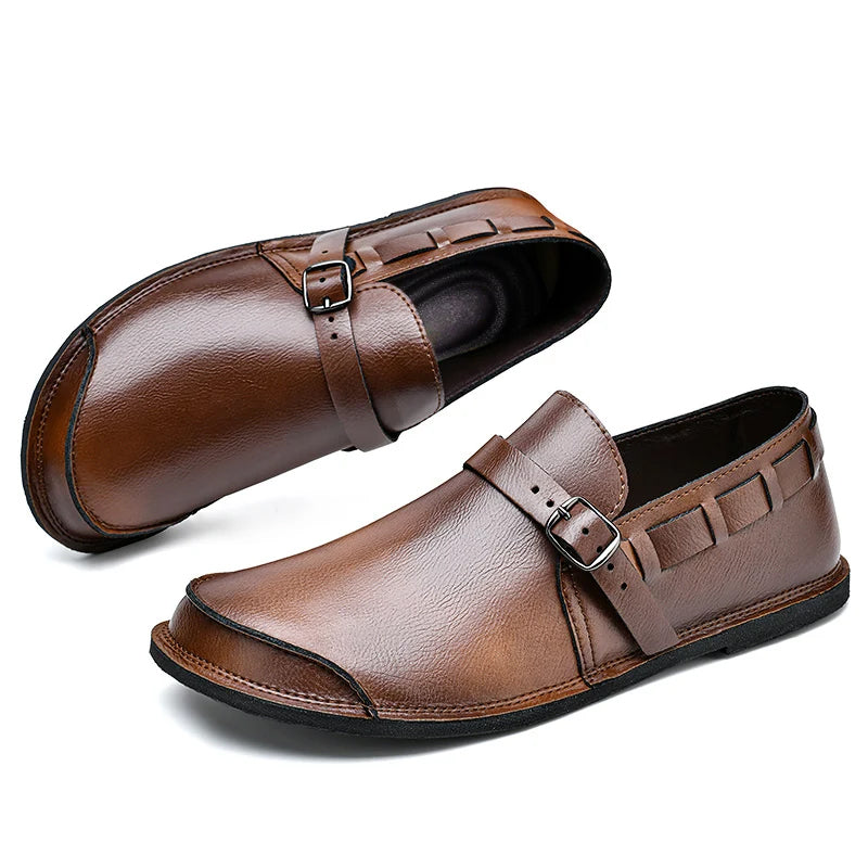 Carter™ | Premium Leather Driving Loafers
