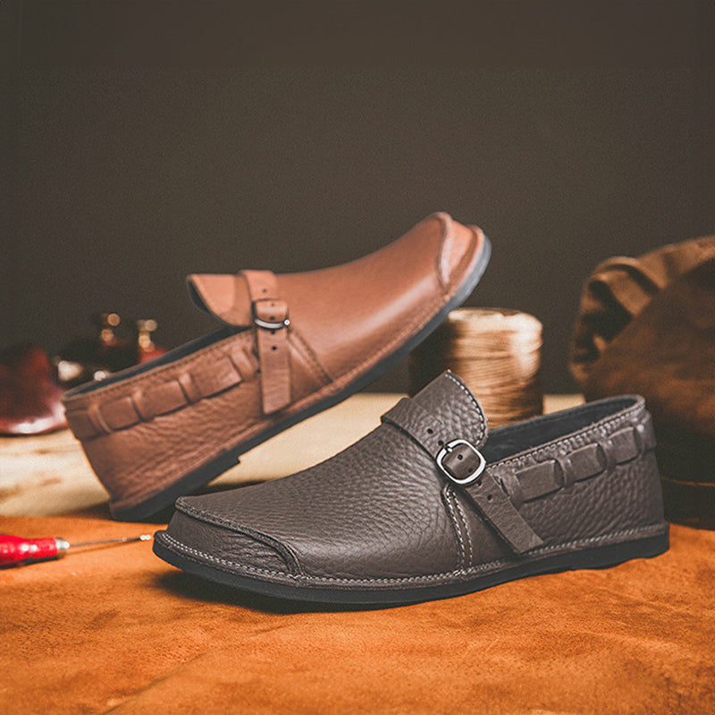 Carter™ | Premium Leather Driving Loafers