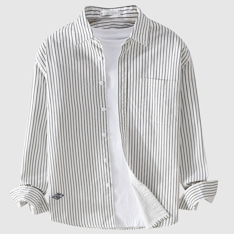 Silas™ | Premium Striped Shirt