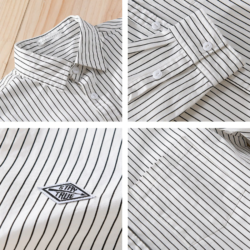 Silas™ | Premium Striped Shirt