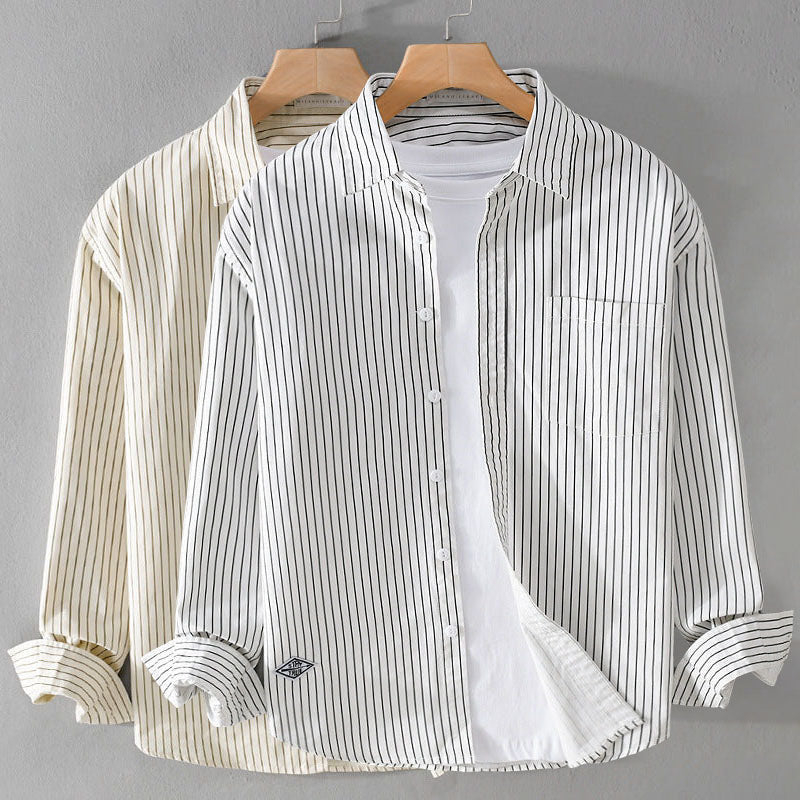 Silas™ | Premium Striped Shirt