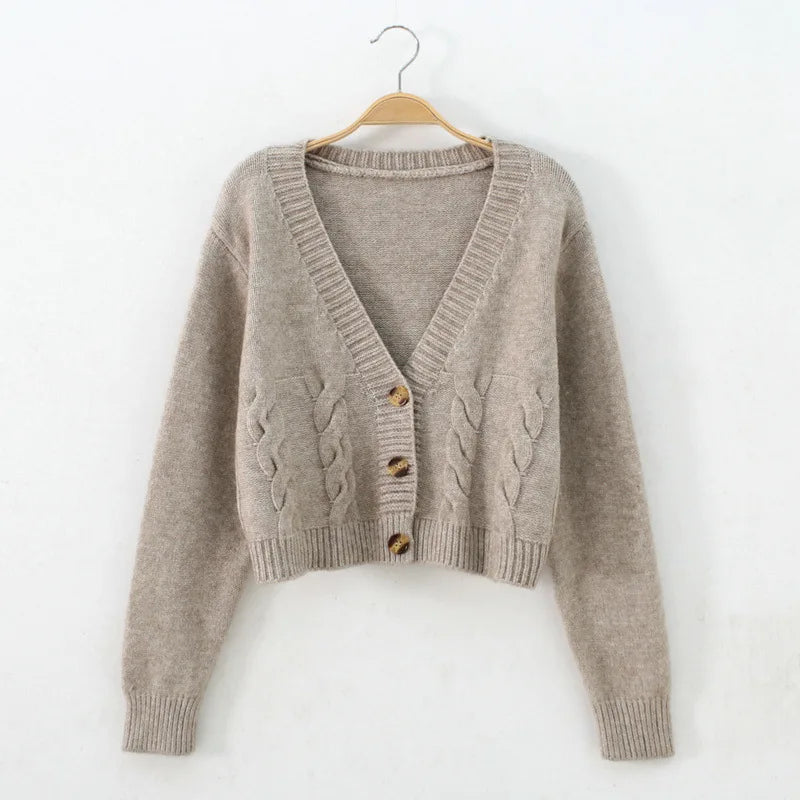 Carys Twist Knit Cardigan