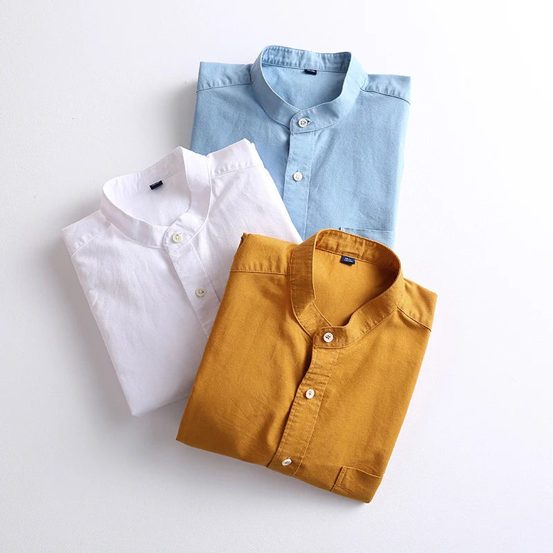 Luis™ | Modern Mandarin Shirt