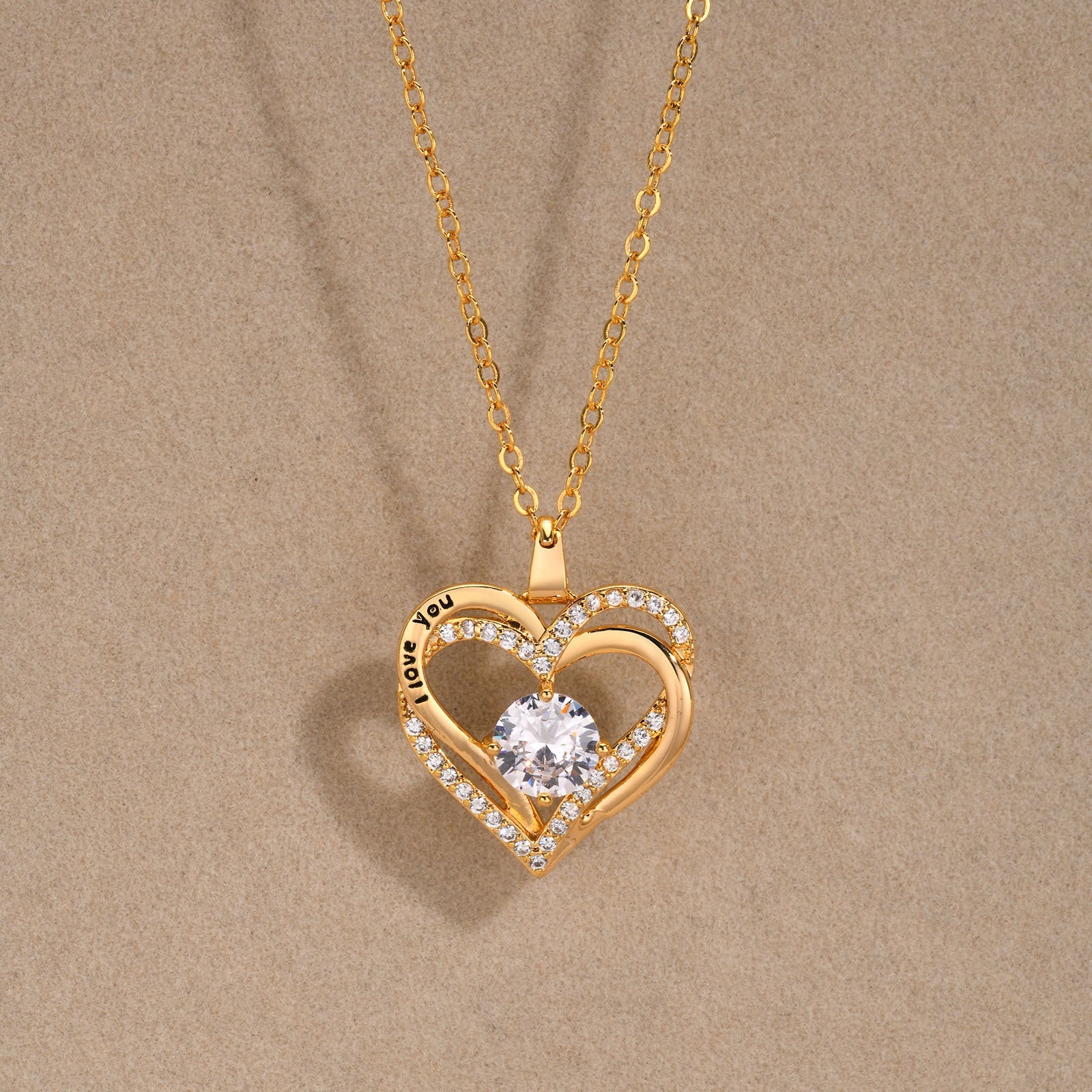 Two Hearts, One Love Necklace