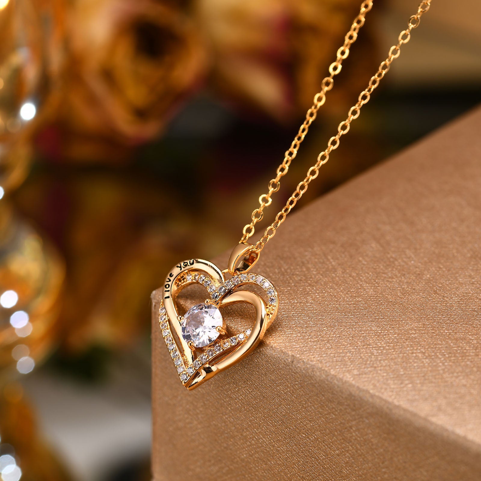 Two Hearts, One Love Necklace