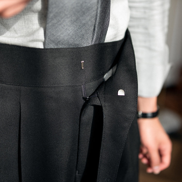 Slim Fit Pleated Trousers