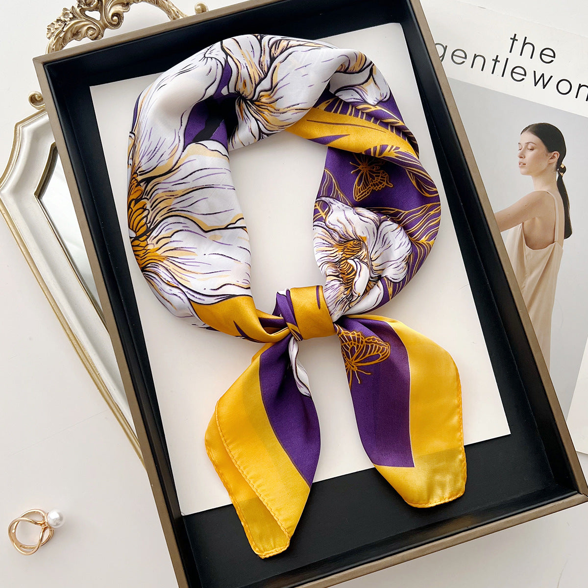 Aurelia™ | Premium Silk Foulard