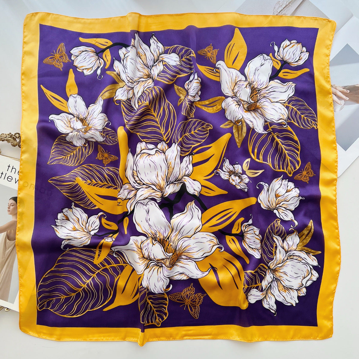 Aurelia™ | Premium Silk Foulard