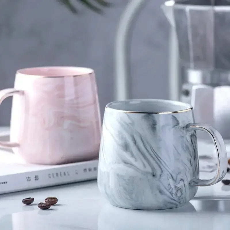Premium Ceramic Marble Mugs