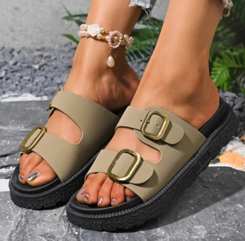 Camila Buckle Strap Sandals