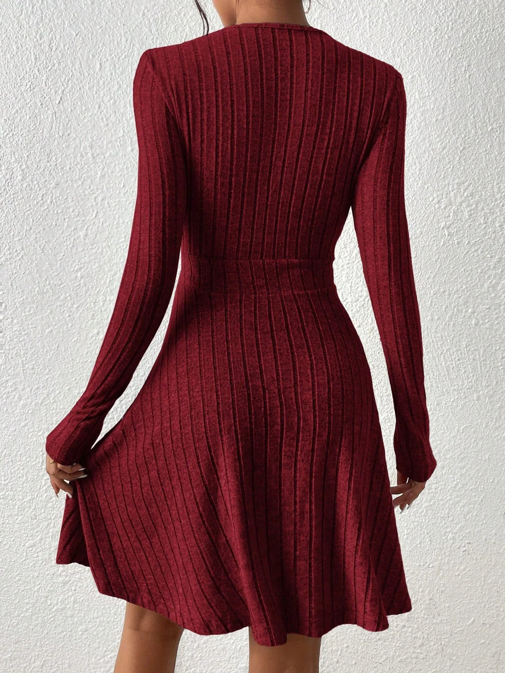 Amara Knit Wrap Dress