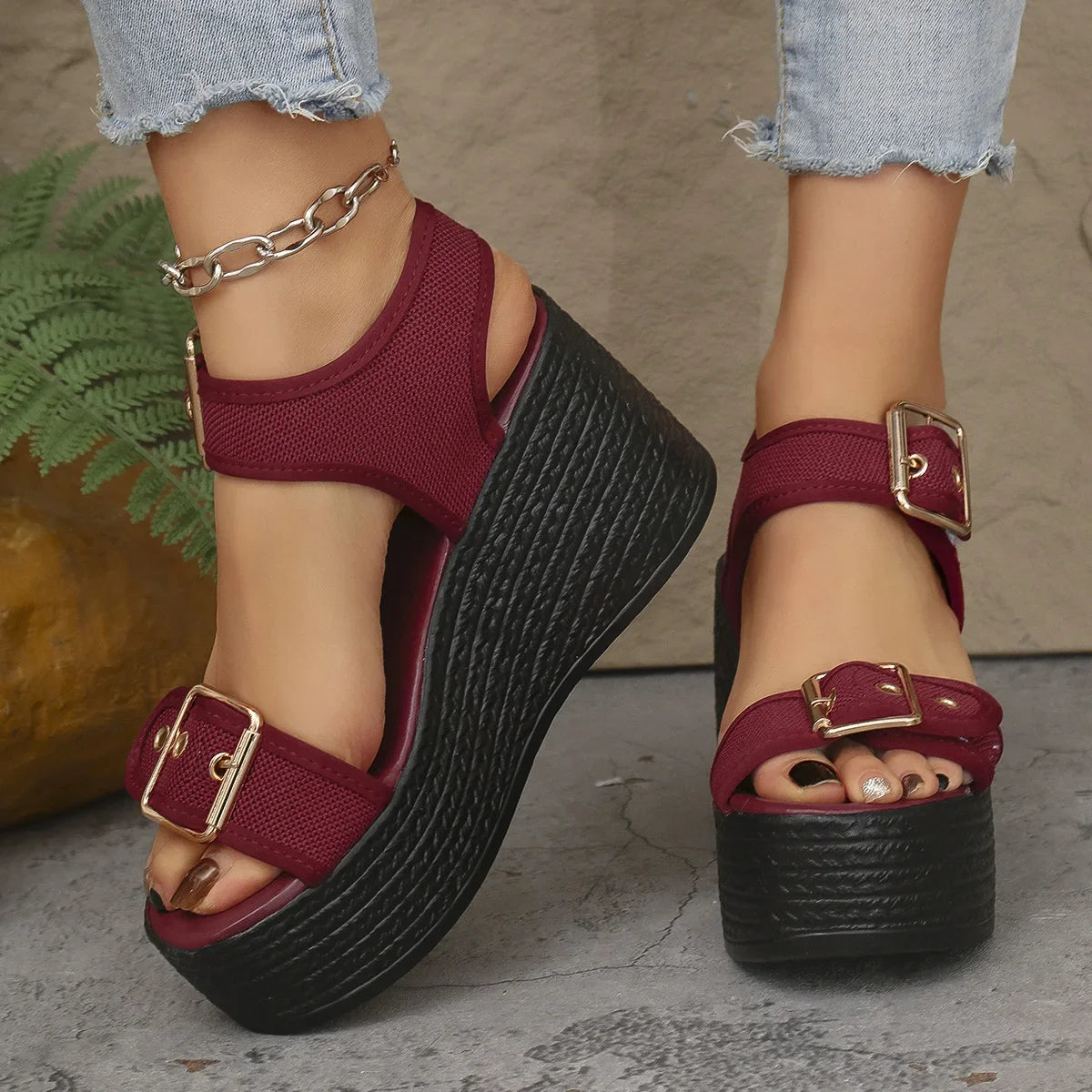 Victoria Platform Wedges
