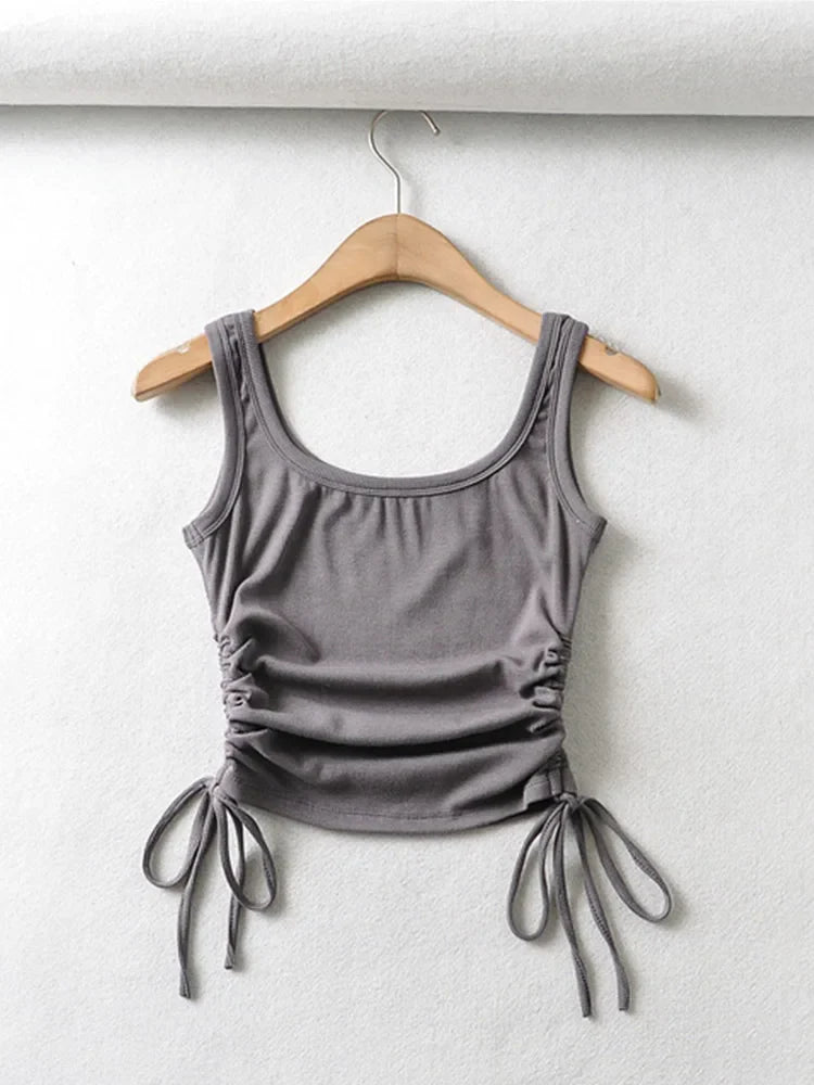 Aria Drawstring Tank