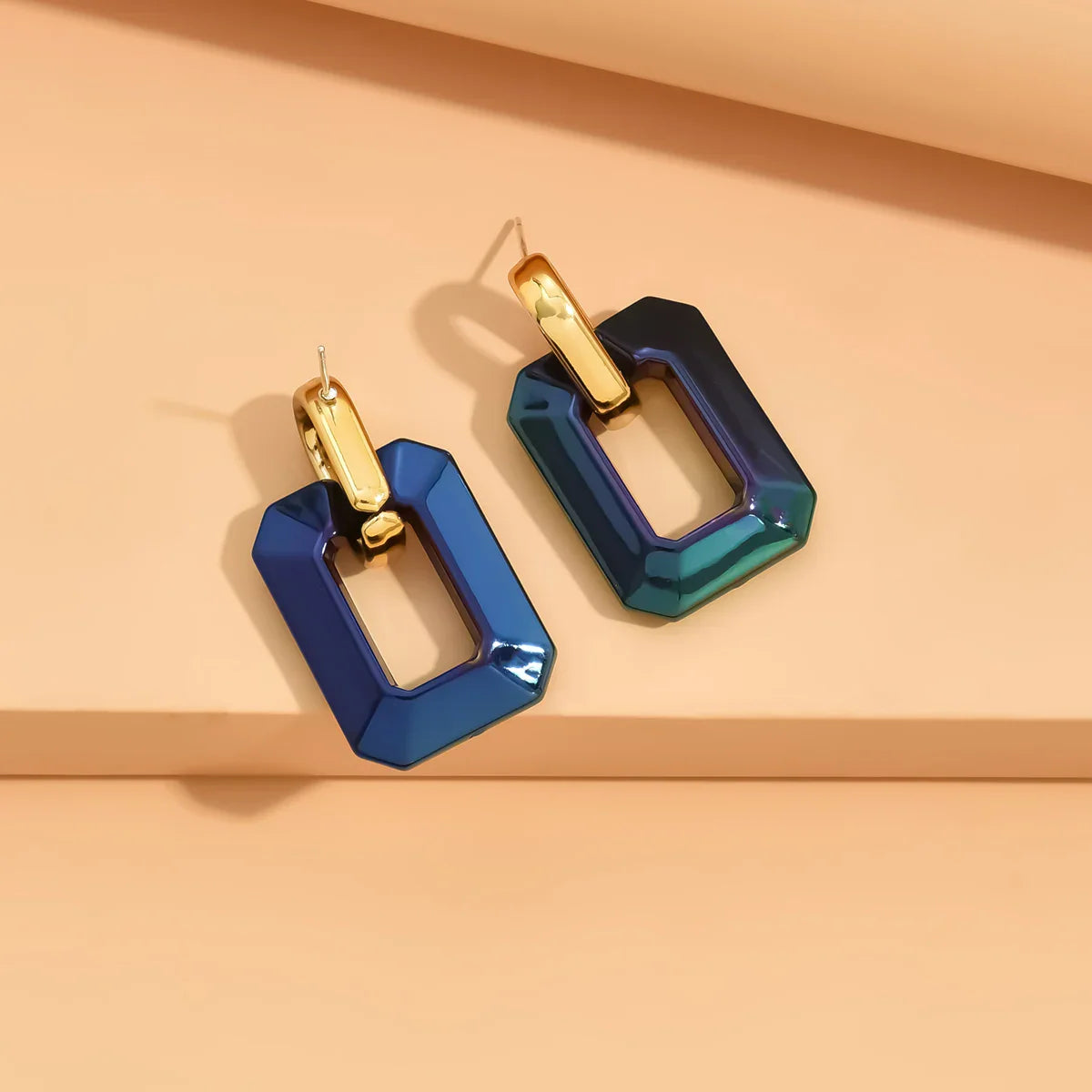 Lora Geometric Acrylic Earrings