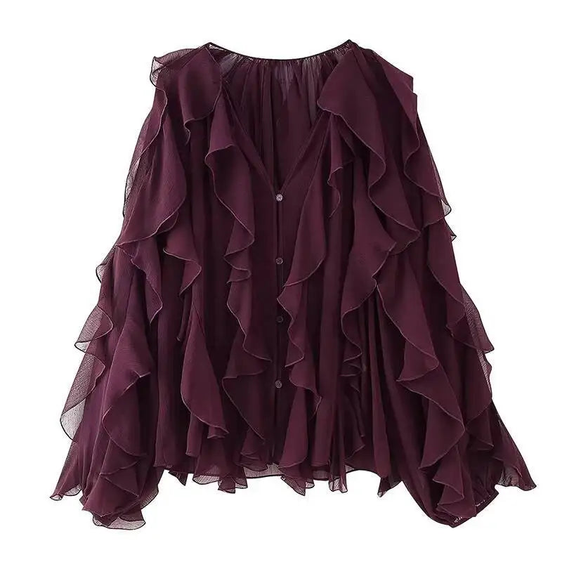 Bury Ruffle Blouse