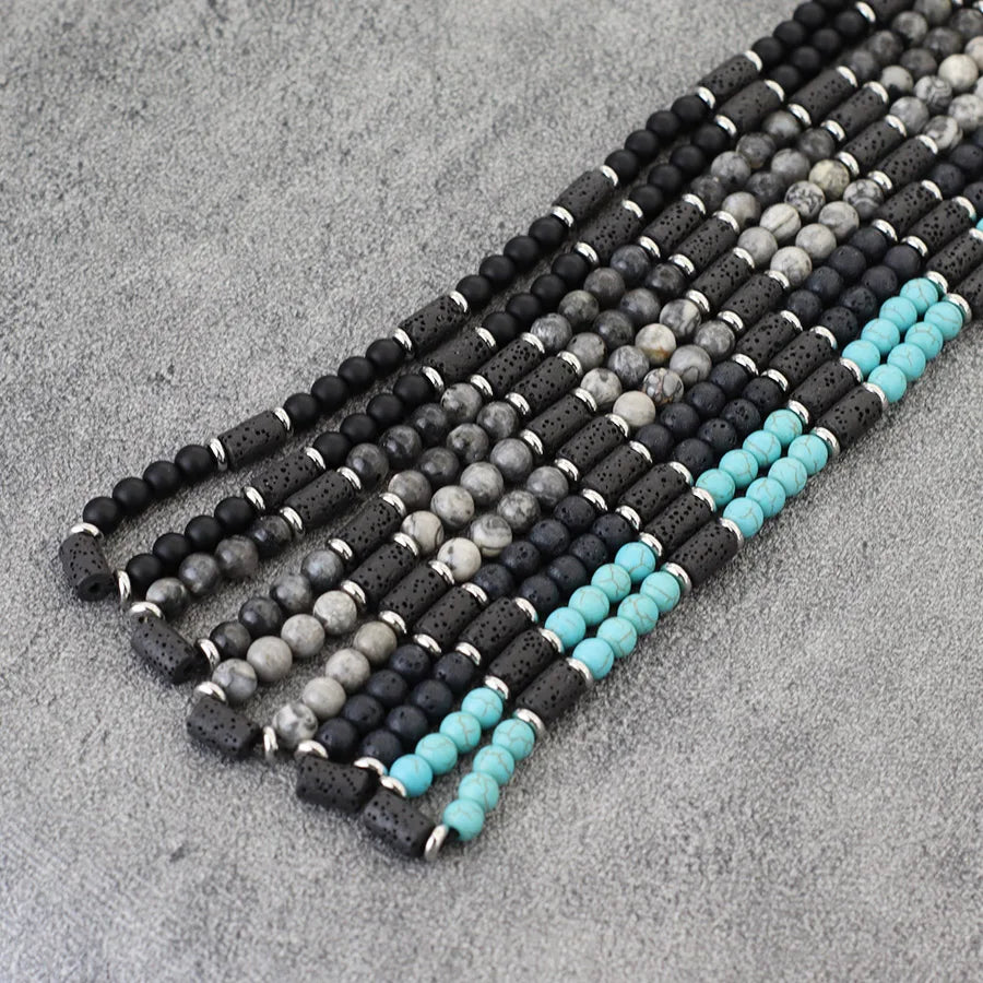 Orion Stone Bead Necklace