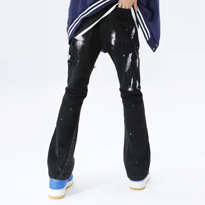 Patchwork Denim Jeans