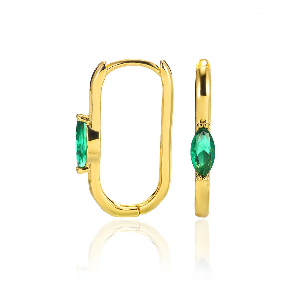 Alina Square Earrings